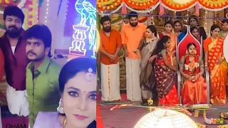 Vanathai Pola Serial Rajapandi, Ponni, Chinrasu in Sundari Serial Malni Marriage Episode