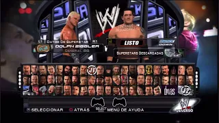 WWE SmackDown! vs. RAW 2011 Character Select Screen with different music