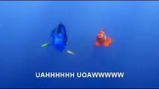 Finding Nemo  Dory speaking 'whale' SUBTITLES