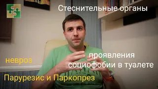 Стеснительные органы|Парурезис и Паркопрез|Проявления социофобии в туалете