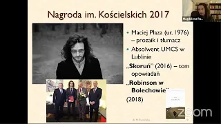 Лекция dr  Магдалены Руминьской "Польская проза ХХI века"