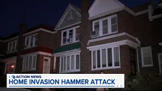 2 victims attacked with a hammer during home invasion in the West Oak Lane section of Philadelphia