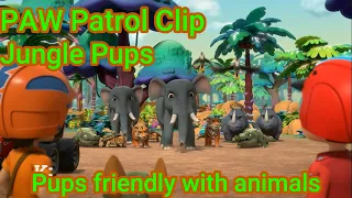 PAW Patrol Clip (Jungle Pups) | Pups friendly with animals (reason on description)