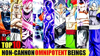 Top 10 Most Powerful Non-Cannon OMNIPOTENT Beings/In Hindi/Next Jen Comics||