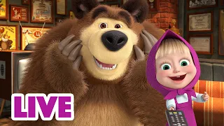 🔴 LIVE! Masha e Orso 👱‍♀️🐻 Avventure nella pioggia e nella neve ❄️🛷 Cartoni animati per bambini