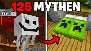 Ich teste 125 MINECRAFT MYTHEN in 24 STUNDEN! - Teil 2