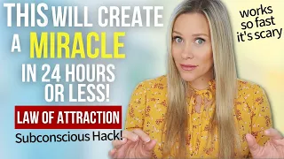 Use THIS Subconscious Trick | Manifest in 24 Hours Or Less | BEST Law of Attraction Hack