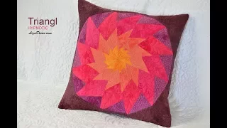 Patchwork Triangl Hypnotic - Trojúhelník 30° 9"