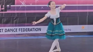 Our student Karina - variation from "La fille mal gardée"