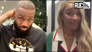 Lebron's Wife Secretly ROASTS Him Asking Where His Hairline Was At?