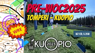 🗺️🌲Pre-WOC2025 WRE Middle M21EB | 📹Headcam Orienteering