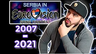 ALL Serbia Eurovision Songs 2007-2021 *REACTION 🔥