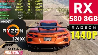 Forza Horizon 5 - RX 580 8GB + Ryzen 7 3700X | 1440p(2K) - Custom Settings