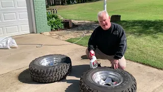 Cleaning Your Tires Whitewalls and Letters ! One simple process