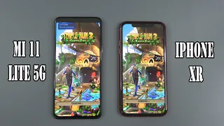 Xiaomi Mi 11 Lite 5G vs iPhone XR | SpeedTest and Camera comparison