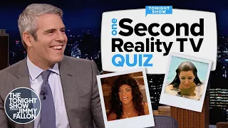 One-Second Reality TV Quiz with Andy Cohen | The Tonight Show Starring Jimmy Fallon