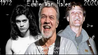 EDDIE VAN HALEN FACE TRANSFORMATION W/BIOGRAPHY