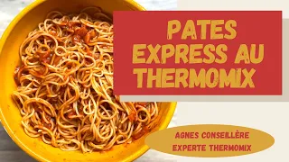 🍝 PÂTES EXPRESS AU THERMOMIX 🍝 CUISSON DES PÂTES AU TM6 🍝