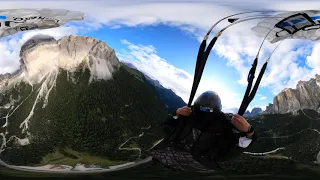 VR 360 GoPro Fusion MAX Italy wing suit flight
