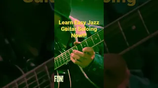 Learn Jazzy Guitar Soloing!￼ Great for rock & blues players!  Learn strategies, practicing & apply!