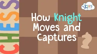 How Knight Moves and Captures | Chess Lessons | Kids Academy