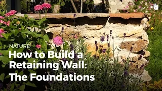 How to Build a Retaining Wall: The Foundations | DIY Projects