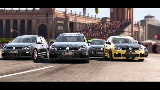 Grid Autosport Android: Multiplayer Race - Golf R in Barcelona, Fountain Loop