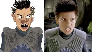 Fight with mr electric Drawing meme - the adventure of sharkboy and lavagirl meme