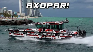 Axopar boat at the inlet