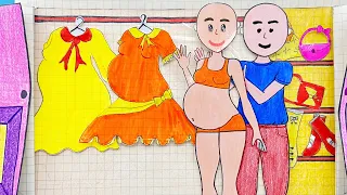 [💸Paperdiy💸] Pregnancy process 🤰 The dress of the poor pregnant mother | Paper Stories