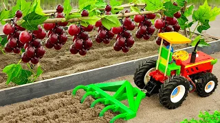 Top diy tractor making mini modern agriculture plough machine | diy grape farming | HaiPhong Mini