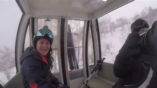 World's scariest chair lift! Niseko