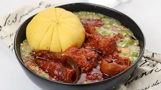 Delicious OKRA AND STEW recipe