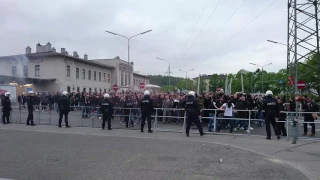 Linzer Ultras || Rapid Wien - LASK || Cupspiel 26.4.2017