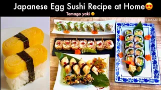 Egg Sushi Recipe – Tamago Recipe at Home with Sushi Man Santosh