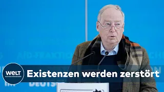 AFD EMPÖRT: Gauland - "Habe das Gefühl die Regierung hat den Verstand verloren"| WELT Dokument