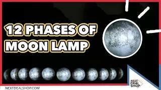 12 Phases Of The Moon Lamp - LED Wall Moon Lamp - Next Deal Shop