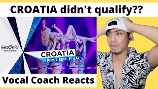 Eurovision 2021 Albina Tick-Tock Croatia 🇭🇷 First Semi-Final REACTION