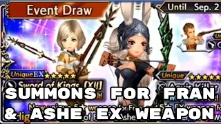 Summons for Fran & Ashe EX Weapon - DFFOO - Dissidia Final Fantasy: Opera Omnia