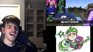 Jacksepticeye Minecraft Song by Schmoyoho Reaction