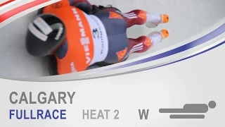 Calgary | Women's Skeleton Heat 2 World Cup Tour 2014/2015 | FIBT Official