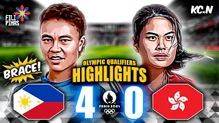 Philippines vs Hong Kong Highlights | AFC Women's Olympic Qualifiers #womensfootball