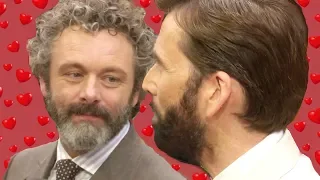 David Tennant and Michael Sheen being fans of each other (aka Michael being in love with David)