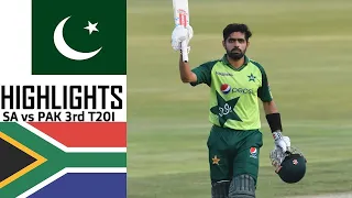 Pakistan vs South Africa Cricket T20I Full Highlights | 3rd KFC T20 Series 14 April 2021 | PAK vs SA