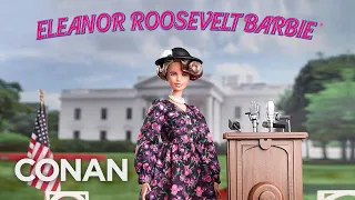 Conan Shows An Ad For The Eleanor Roosevelt Barbie - CONAN on TBS
