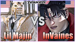 Tekken 8  ▰  Lil Majin (#1 King) Vs InVaines (Devil Jin) ▰ Ranked Matches!