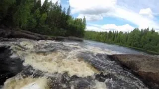 Карелия. Сплав по реке Укса. Explore Karelia. Kayaking. Uksa.