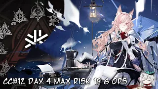 [Arknights] CC#12 Day 4: Sal Viento Karst Max Risk 15 6 Ops - So Close to not Leaking