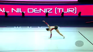 BAL Nil Deniz (TUR) - 2021 Aerobic Worlds, Baku (AZE) Qualifications Individual Women