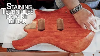 Ep 2 - Staining and Finish Techniques - The Uncut Kit Guitar Build